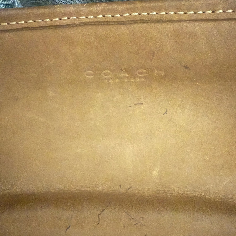 Coach Tan Leather Crossbody Bag